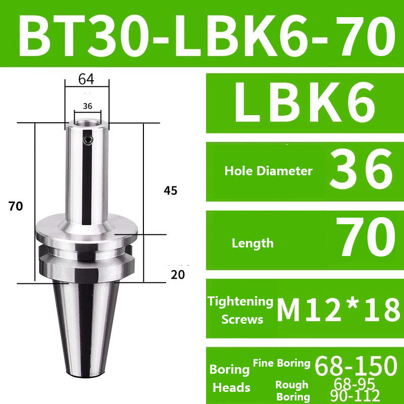 4006 BT-LBK Fine Rough Boring Tool Holder LBK Boring Head Connecting Shank CNC Tools Shandong Denso Pricision Tools Co.,Ltd.